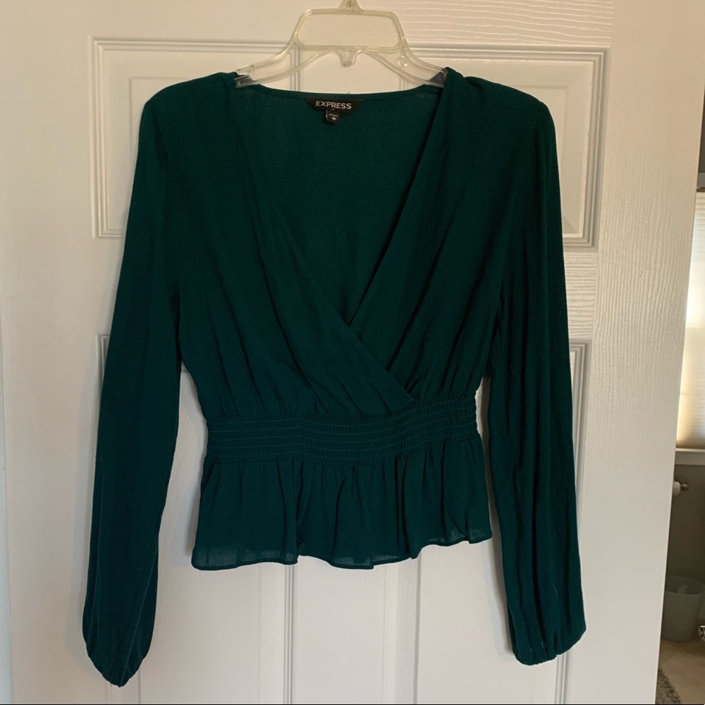 Emerald green top